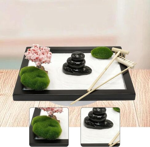Zen Sand Garden Mini Sand Tools Kit for Office,Desktop, Sandbox in Kuwait