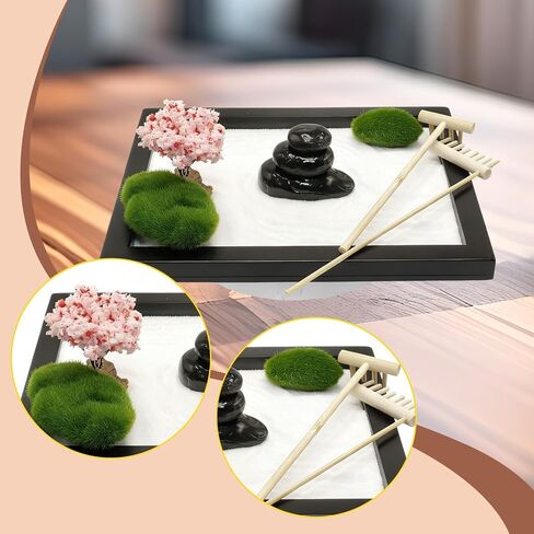 Zen Sand Garden Mini Sand Tools Kit for Office,Desktop, Sandbox in Kuwait
