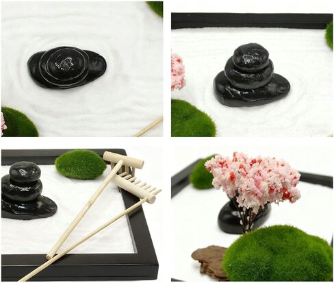 Zen Sand Garden Mini Sand Tools Kit for Office,Desktop, Sandbox in Kuwait