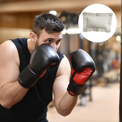 Didiseaon Canvas Boxing Bag Empty Wall-Mounted Sandbag for Thai Boxing and Kickboxing Training, Portable Size with Sturdy Canvas and Copper Material, Fitness Workout Wall Bag in Kuwait