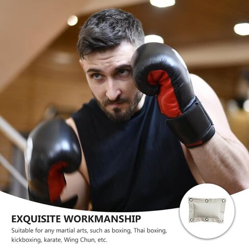 Didiseaon Canvas Boxing Bag Empty Wall-Mounted Sandbag for Thai Boxing and Kickboxing Training, Portable Size with Sturdy Canvas and Copper Material, Fitness Workout Wall Bag in Kuwait