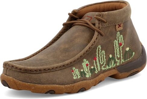 Twisted X Women's Chukka Driving Moc, Moc Toe with CellSole, Bomber, 11 M in Kuwait