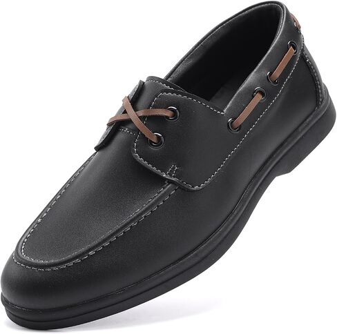 Women's Boat Shoes - Comfortable Faux Leather Loafers, Business Casual Slip On Walking Flats, Professional Office Work Shoes for Women in Kuwait