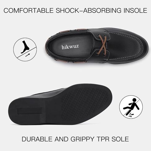 Women's Boat Shoes - Comfortable Faux Leather Loafers, Business Casual Slip On Walking Flats, Professional Office Work Shoes for Women in Kuwait