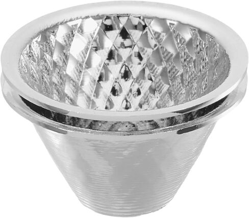 SEWACC 2pcs Silver Aluminum Flashlight Reflector Accessory with Lightweight Multifunctional Design, Compatible with LED Beads Chip Lamp Bulb for Indoor and Outdoor Adventures in Kuwait