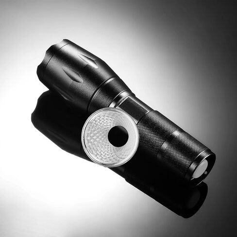 SEWACC 2pcs Silver Aluminum Flashlight Reflector Accessory with Lightweight Multifunctional Design, Compatible with LED Beads Chip Lamp Bulb for Indoor and Outdoor Adventures in Kuwait