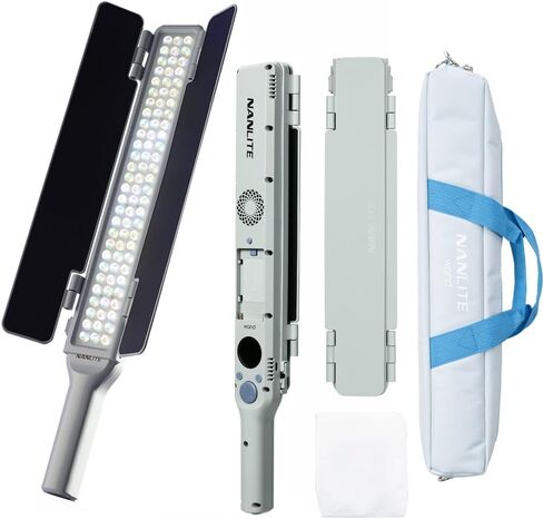 NANLITE Wand 30W RGB LED Handheld Stick Video Light,2700K to 7500K Bi-Color,APP Control Fill Light for Video Recording,Live Streaming in Kuwait