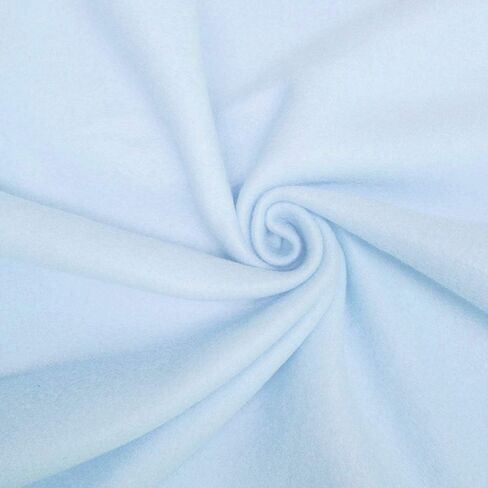 American Baby Company Fleece Blanket (30" x 40") with Silk-Like Satin Trim, Soft, Warm & Cozy, Blue, for Boys and Girls, Perfect for Baby Carrier, Stroller, Travel and Gifting in Kuwait