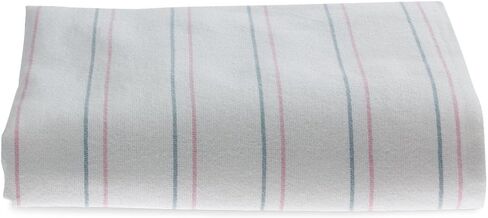 Medline Candystripe Baby Receiving Blanket, 100% Cotton, 36 x36 in, 3 Count | Soft Swaddle Blanket for Newborns & Infants, Classic Hospital Stripe Design, Soft Breathable Nursery Blanket, in Kuwait