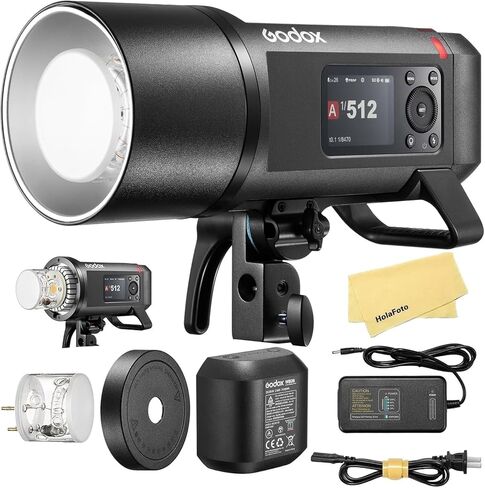 GODOX AD800 Pro AD800Pro 800Ws Outdoor Flash Strobe | 2.4G TTL 1/8000 HSS,0.01–1.5s Recycle Time,300 Full Power Pop for Canon Sony Nikon Fujifilm Olympus Panasonic Pentax Leica in Kuwait
