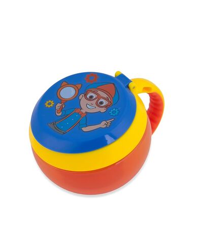 Skip Hop x Blippi Baby Snack Container Mealtime Snack Cup, BPA-Free & Phthalate-Free, Holds 7.5oz. Age 12m+ in Kuwait