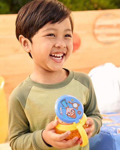 Skip Hop x Blippi Baby Snack Container Mealtime Snack Cup, BPA-Free & Phthalate-Free, Holds 7.5oz. Age 12m+ in Kuwait