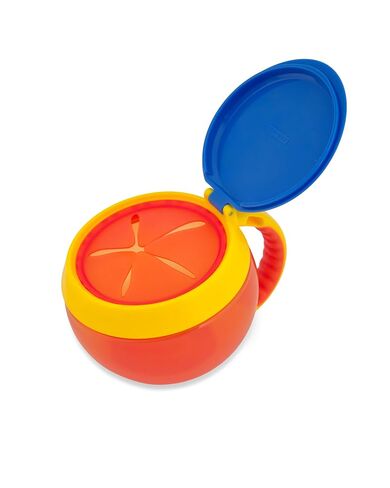 Skip Hop x Blippi Baby Snack Container Mealtime Snack Cup, BPA-Free & Phthalate-Free, Holds 7.5oz. Age 12m+ in Kuwait