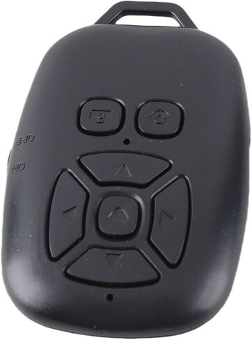 ANGGREK Bluetooth Remote Shutter, 5.0 Wireless Camera Remote Control for Selfie Photos Videos, Mini Bluetooth Page Turner with USB Type C Charging Cable, for Mobile Devices in Kuwait