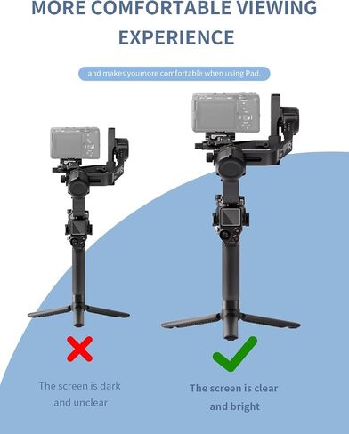 [3 Pack] Screen Protector for DJI RS 5 Stabilizer Tempered Glass Film, Screen Protector for DJI RS5, Anti-Scratch & Sensitive & 9H Hardness. in Kuwait