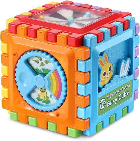 LeapFrog 6-in1 Snap and Learn Busy Cube Motor Skills Baby Toy in Kuwait