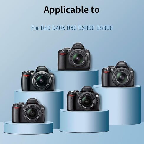 2-Pack EN-EL9 Battery(2000mAh) Compatible with Nikon EN-EL9, EN-EL9a D40 | D40x D60 D3000 D5000 Digital SLR Cameras in Kuwait
