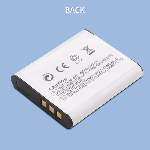 2Pack Li-50B D-LI92 1400mAh Battery Compatible for Olympus Stylus 1010 1020 1030SW VR-340 Tough 6000 6020 8000 8010 MJU TG 610 620 630 810 850 TG-830 iHS XZ-1 XZ-10 in Kuwait