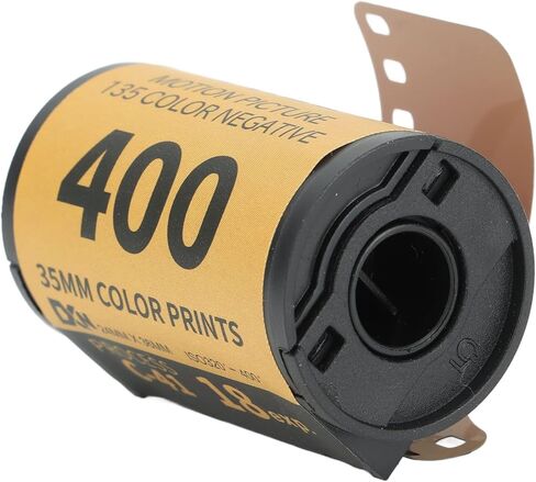 Akozon 35mm Fine Grain Wide Exposure Latitude HD Camera Color Negative Film, 320-400 ISO for 135 Cameras, Suitable for LowLight or Fast Action Subjects (#12) in Kuwait