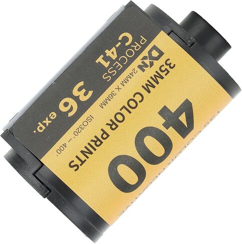 Akozon 35mm Fine Grain Wide Exposure Latitude HD Camera Color Negative Film, 320-400 ISO for 135 Cameras, Suitable for LowLight or Fast Action Subjects (#13) in Kuwait