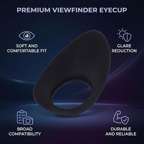 Fabater Camera Viewfinder Eyecup forPXW X280 X200 PMW 200 EX280 EX260 NX3 Camera, Rubber Eyepiece Eyecup Viewfinder Eye Cup Protector Replaces for NX5C Z5C Z7C in Kuwait