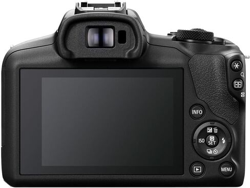 Canon EOS R100 Mirrorless Camera | 24.1MP APS-C Sensor 4K UHD Video | Compact Lightweight Beginner-Friendly Camera for Travel (6052C002) + Canon RF 75-300mm Lens + Bag + 64GB Card in Kuwait