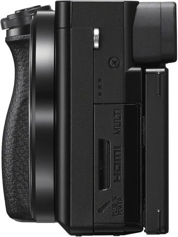 Sony ILCE6100KB Alpha 6100 Mirrorless 4K Video Camera with E PZ 16-50mm Lens - Black (Value Bundle) in Kuwait