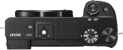 Sony ILCE6100KB Alpha 6100 Mirrorless 4K Video Camera with E PZ 16-50mm Lens - Black (Value Bundle) in Kuwait