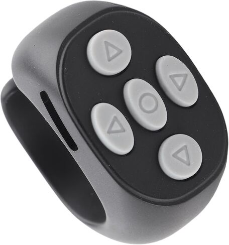 Fabater Bluetooth 5.3 Remote Control Page Turner, Cell Phone Camera Shutter Selfie Remote for Video Reading, Ergonomic Design Compatible with Mainstream Apps, 10m Control in Kuwait