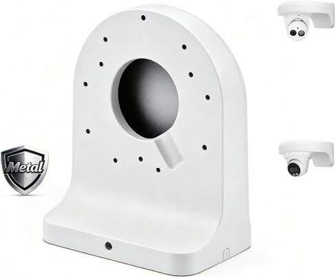 OOSSXX Universal CCTV Security Camera Mount Wall Mount Bracket for Surveillance House Indoor Bullet Dome IP Camera Holder Outdoor Junction Box Cable Pole Mounting Arm Outdoor Video Surveillance in Kuwait
