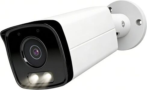 UNILOOK 4K Bullet PoE IP Camera Outdoor, 8MP Wired Security IP Camera | AI Human Vehicle Detection, 100ft Smart Color Night Vision, Audio, 2.8mm Lens, Waterproof, Micro SD Slot(up to 512GB), NDAA in Kuwait
