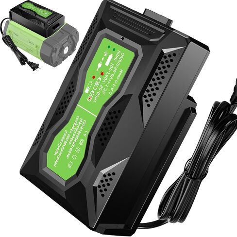 UNIKI Fast Charger for Snow Joe & Sun Joe 24V Battery Charger Compatible with Snow Joe & Sun Joe 24V Lithium Battery 24BAT-LTX 24VBAT-LTW 24VBAT-LTE 24VBAT-LT in Kuwait