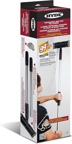 HYDE 09180 Dust-Free Vacuum Sander, Professional Pole Sander in Kuwait