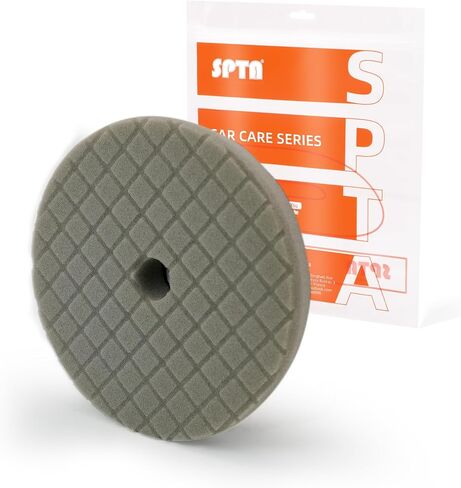 SPTA PRO Buffing Polishing Pads, 3Pcs 5.5 Inch Face for 5 Inch Backing Plate, Cutting Polishing Pad Kit, Compound Buffing Sponge Pads for Car Buffer Polisher Compounding Polishing and Waxing in Kuwait