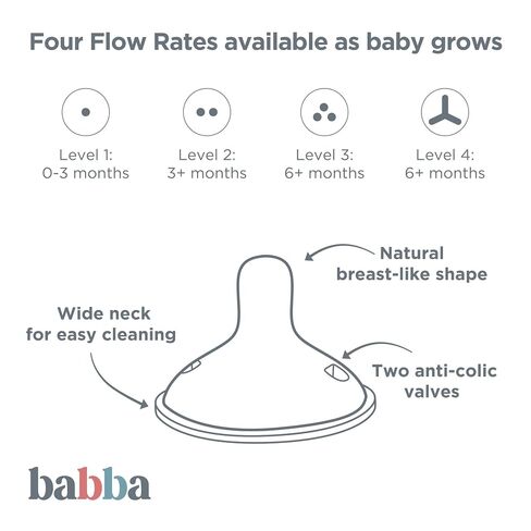 Babba Stainless Steel Baby Bottle, Anti-Colic, Vacuum-Insulated, 8oz in Kuwait