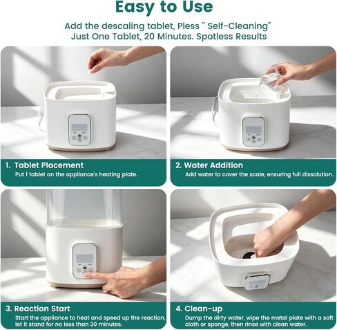 Tiny Marvels Super Powerful Descaling Tablets for Baby Bottle Washer | Descaler Tablets for Cleaning Milk & Limescale Compatible with Momcozy Baby Brezza Grownsy Papablic Bottle Washer, 30 Count in Kuwait