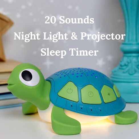 Yogasleep Baby Soundscene White Noise Sound Machine, 20 Relaxing Sounds & Lullabies, Starry Night Light Projector, Bedroom Decor for Infant, Toddler & Kids, Noise Canceling & Sleep Aid, Registry Gift in Kuwait