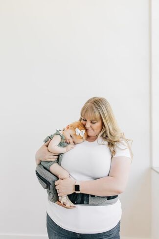 Tushbaby Waistband Extender – Adjustable Extender Accessory Compatible with All Tushbaby Carriers, Extends an Extra 24inches to Fit Comfortably for All Shapes (Grey) in Kuwait