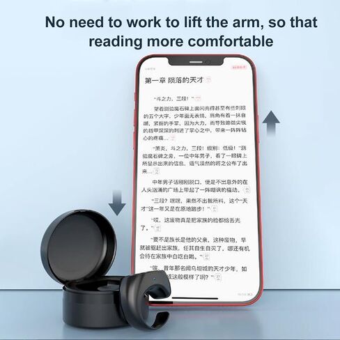 Fabater Wireless Remote Control for Smartphone, APP Page Turner Bluetooth Camera Shutter Selfie for, ABS Ergonomic Design with Charging Case in Kuwait