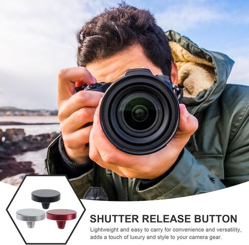 Camera Shutter Release Button with Precise Control Soft Aluminum Alloy 3pcs Lightweight and Refined Design for Upscale Photography Accessories in Kuwait