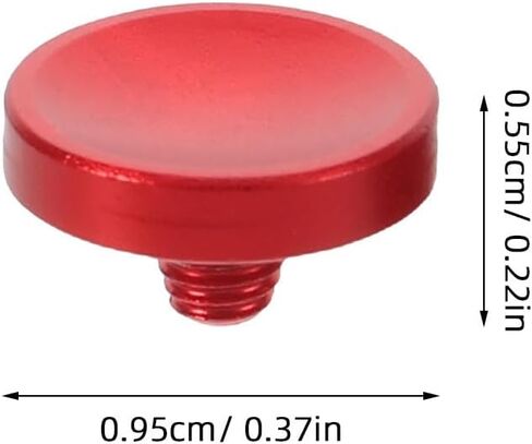 5pcs Soft Red Camera Shutter Release Button for Film Cameras and DSLR, Aluminum Alloy Material with Enhanced Shooting Comfort and Responsive Control for Photography in Kuwait