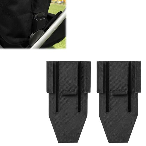 2 Pack Bottom Basket Adapter Compatible with Cybex Gazelle S | Stroller Basket Mount Converter | Attaches to Lower Connectors | Secure and Durable in Kuwait