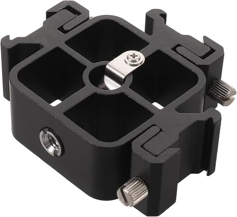 Luxshiny Heavy Duty Three-Way Shoe Mount Adapter Bracket for Photographic Equipment, Alloy Material with Compact Portable Design and Quick Installation, for Video Vlogging and Content in Kuwait