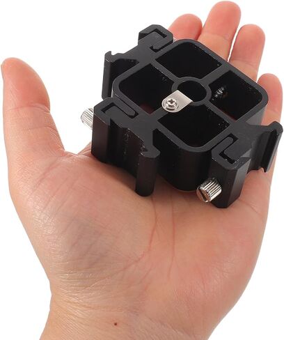 Luxshiny Heavy Duty Three-Way Shoe Mount Adapter Bracket for Photographic Equipment, Alloy Material with Compact Portable Design and Quick Installation, for Video Vlogging and Content in Kuwait