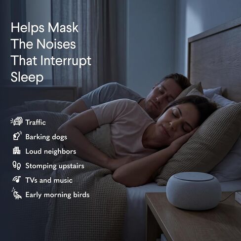 SNOOZ Pro Smart White Noise Sound Machine, Real Fan Inside for Sleeping | Natural Fan Sound, App Scheduler, Travel Case, 10 Volume Levels, Volume Memory, Masks Snoring, Office, Apartments & Neighbors in Saudi Arabia