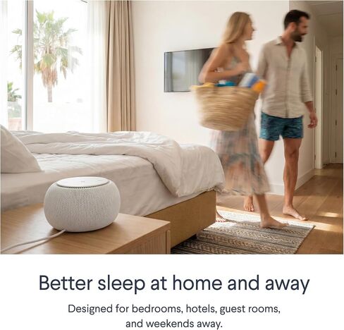 SNOOZ Pro Smart White Noise Sound Machine, Real Fan Inside for Sleeping | Natural Fan Sound, App Scheduler, Travel Case, 10 Volume Levels, Volume Memory, Masks Snoring, Office, Apartments & Neighbors in Saudi Arabia