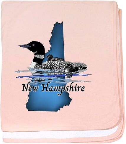 CafePress New Hampshire Loons Baby Blanket, Super Soft Newborn Swaddle in Kuwait