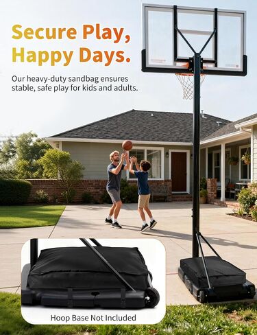 Basketball Hoop Sandbag, Heavy Duty Weighted Base Anchor for Basketball Frames, Weather Resistant Waterproof Dustproof Oxford Fabric Sand Bag, Durable Design in Kuwait