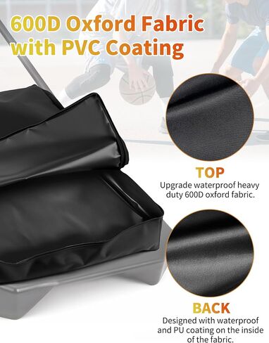 Basketball Hoop Sandbag, Heavy Duty Weighted Base Anchor for Basketball Frames, Weather Resistant Waterproof Dustproof Oxford Fabric Sand Bag, Durable Design in Kuwait