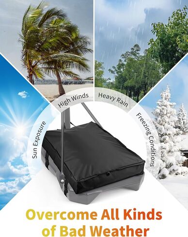 Basketball Hoop Sandbag, Heavy Duty Weighted Base Anchor for Basketball Frames, Weather Resistant Waterproof Dustproof Oxford Fabric Sand Bag, Durable Design in Kuwait